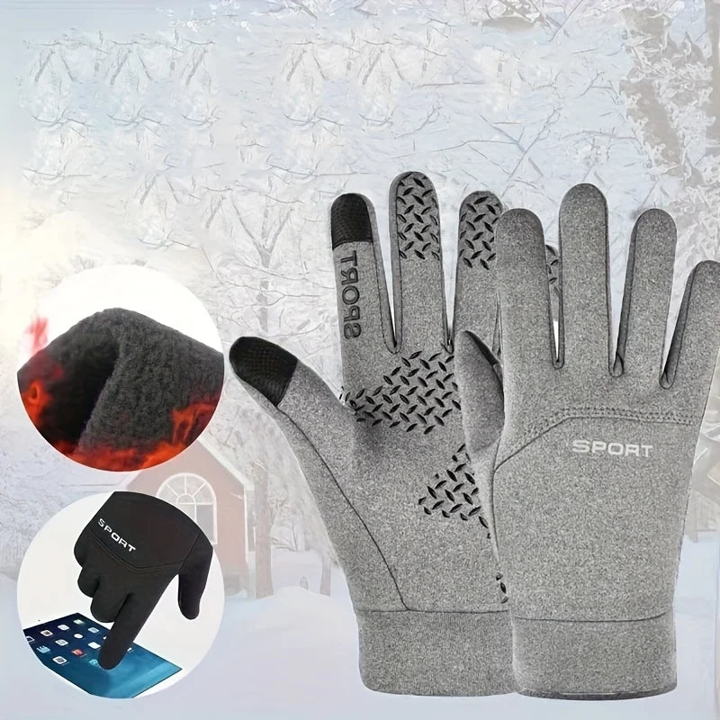 Winter Gloves For Men Waterproof Windproof Cold Gloves Snowboard Motorcycle Riding Driving Warm Touchscreen Ski Bike Gloves