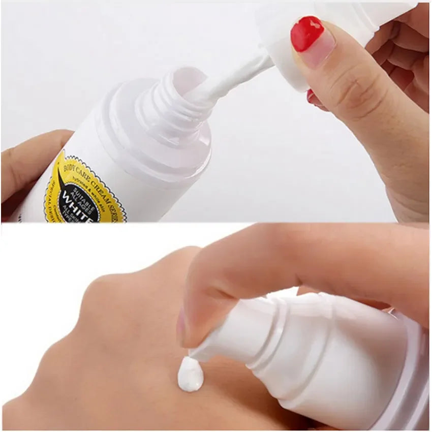 Skin Bleaching Cream For Dark Skin Snow Whitening Cream Whole Body Lotion Neck Knee Moisturizing Deep Whitening Lasting Moisture